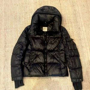 Black S13 Girls Jacket size 10 with detachable hood